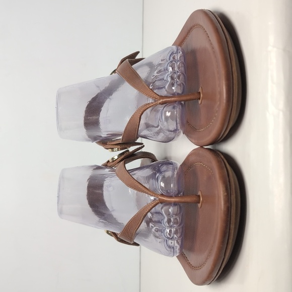 Tory Burch Minnie travel flat thong/ slingback sandals womans size 10.5 - Picture 3 of 15